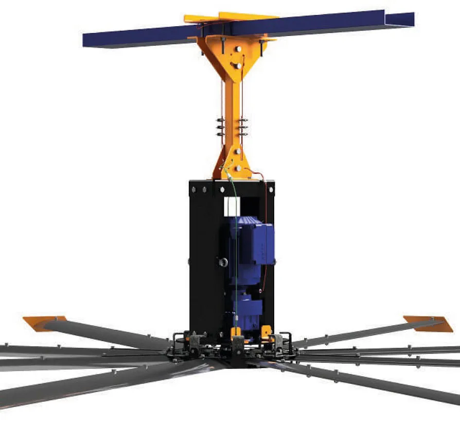 Tecnologia HVLS Visoflex - Ventilador industrial de alta performance